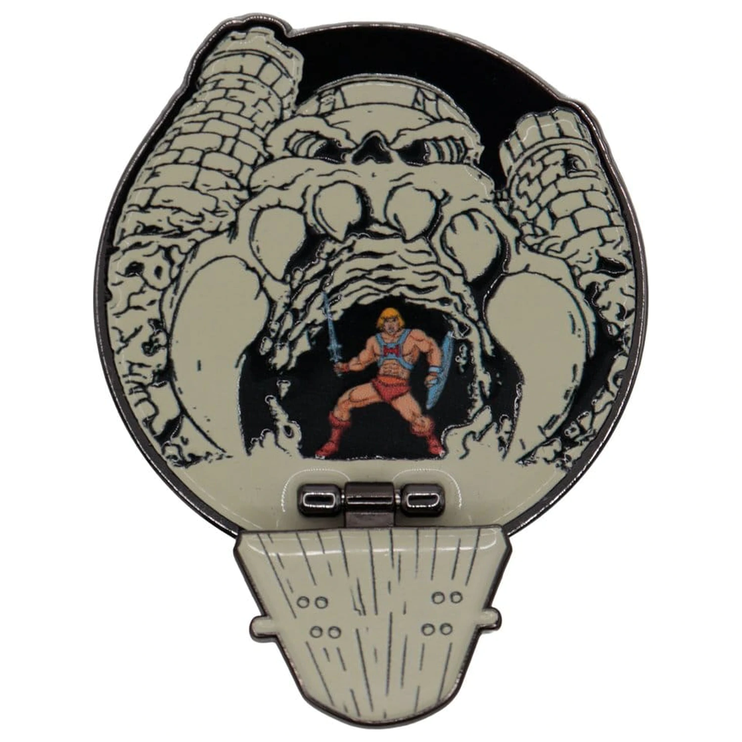 Masters of the Universe Pin Badge Hinged Castle Grayskull Limited Edition produktová fotografia
