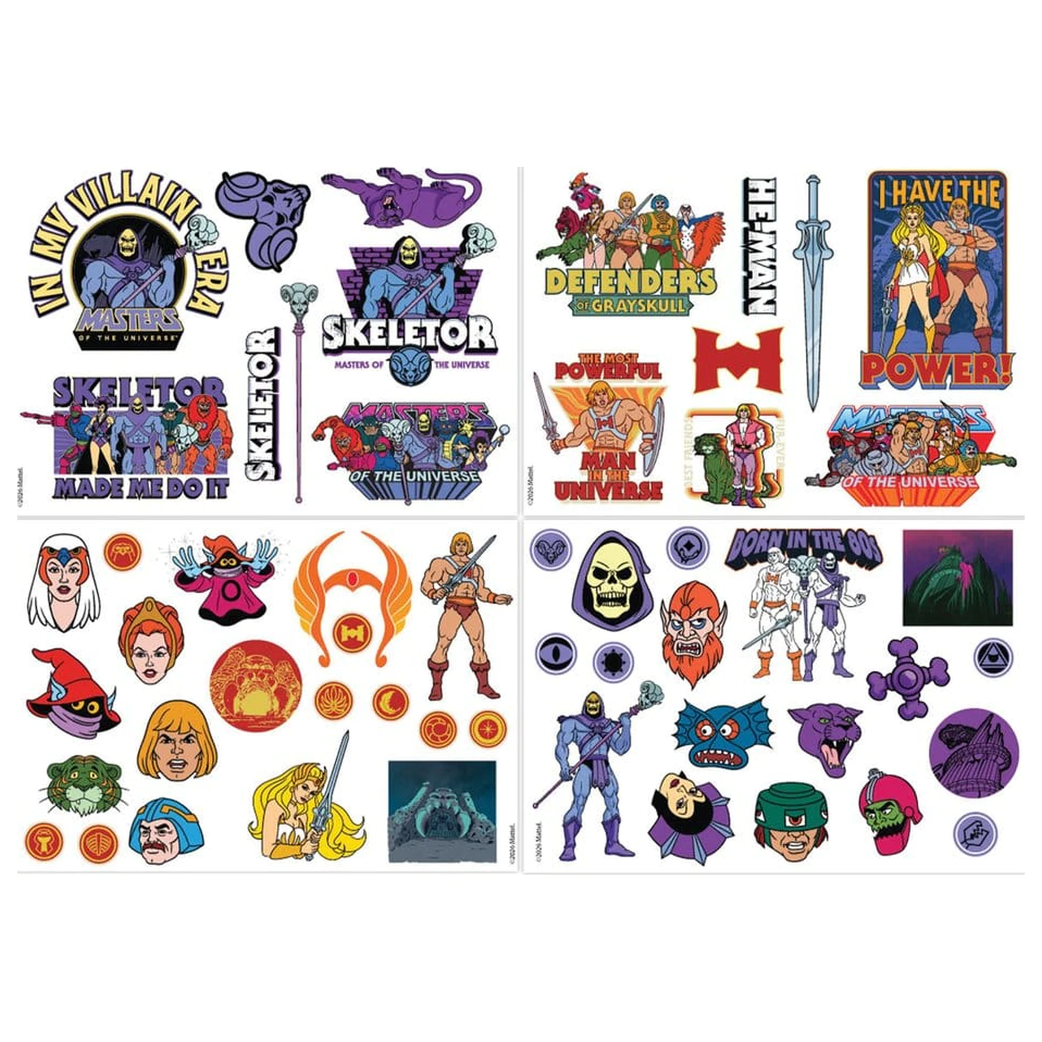 Masters of the Universe Tech Balenie nálepiek produktová fotografia
