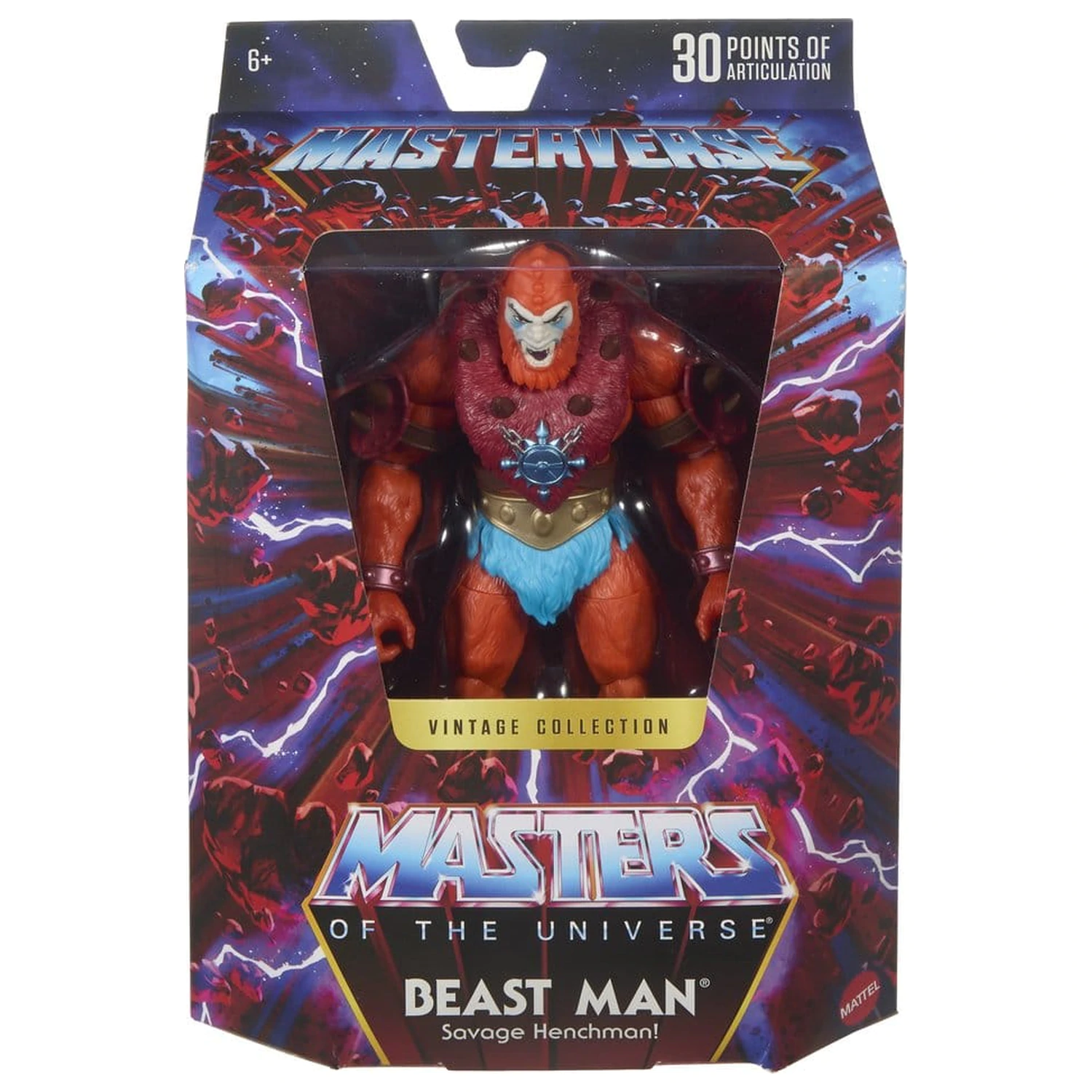 Masters of the Universe Masterverse Akčná figúrka Vintage Collection: Beast Man 18 cm produktová fotografia