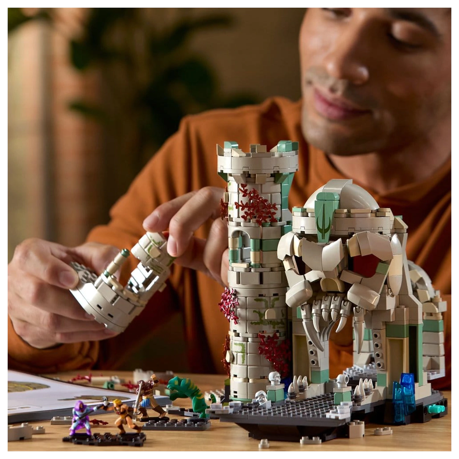 Masters of the Universe Mattel Brick Shop Stavebnica Castle Grayskull produktová fotografia