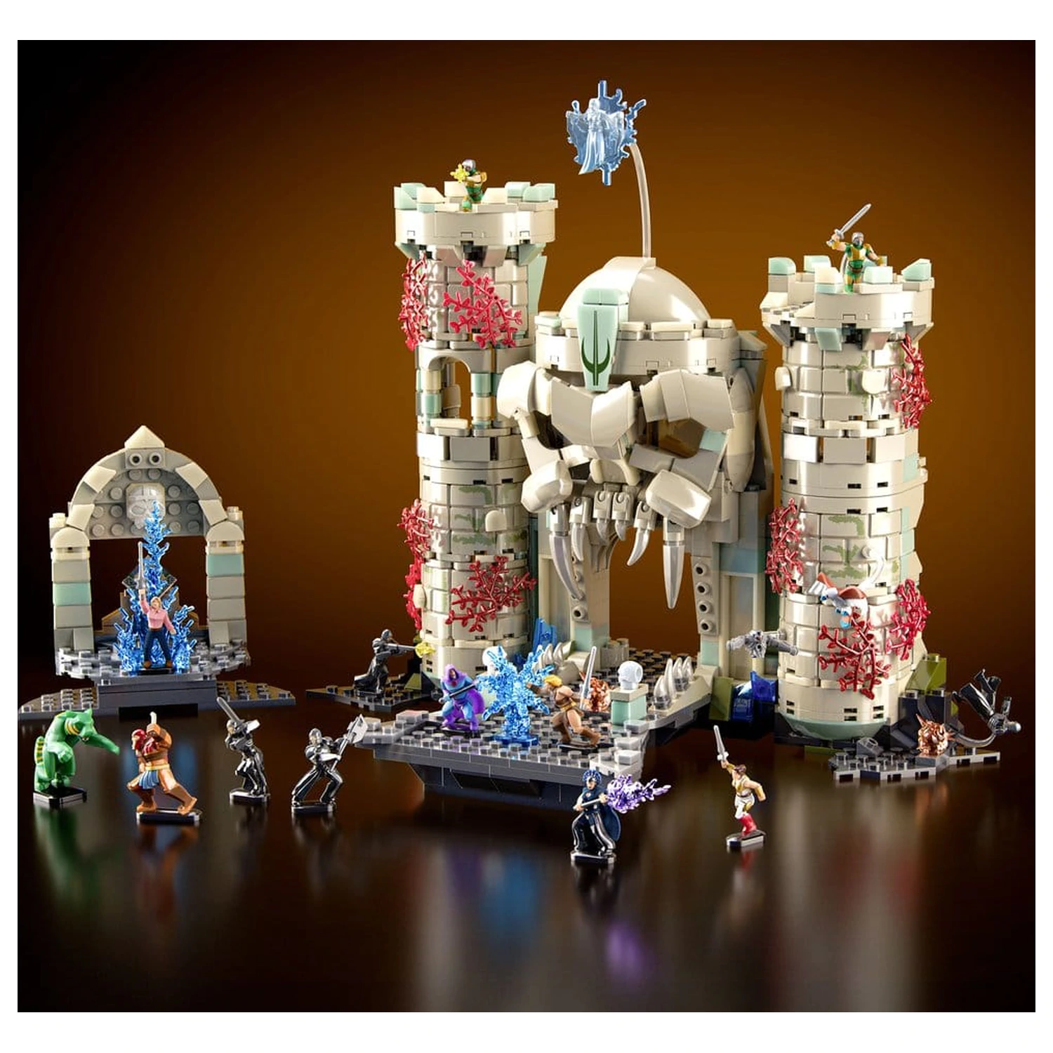Masters of the Universe Mattel Brick Shop Stavebnica Castle Grayskull produktová fotografia