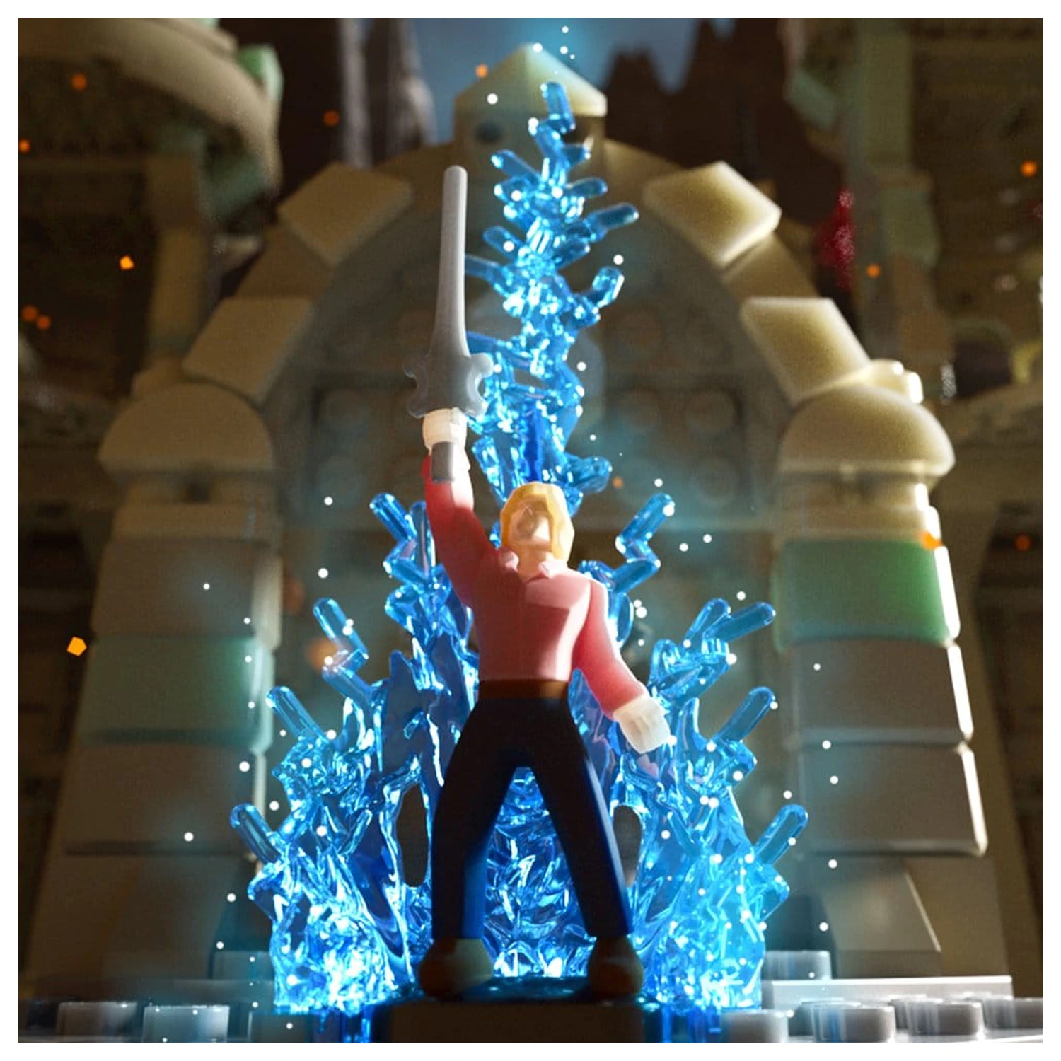 Masters of the Universe Mattel Brick Shop Stavebnica Castle Grayskull produktová fotografia