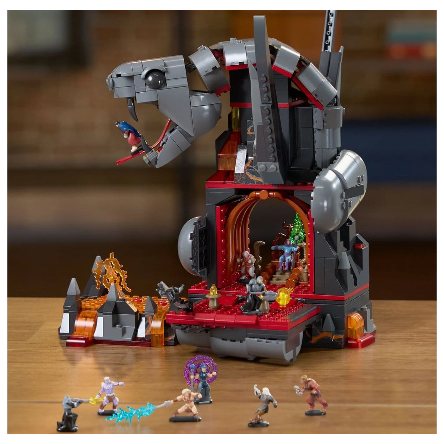 Masters of the Universe Mattel Brick Shop Stavebnica Snake Mountain produktová fotografia