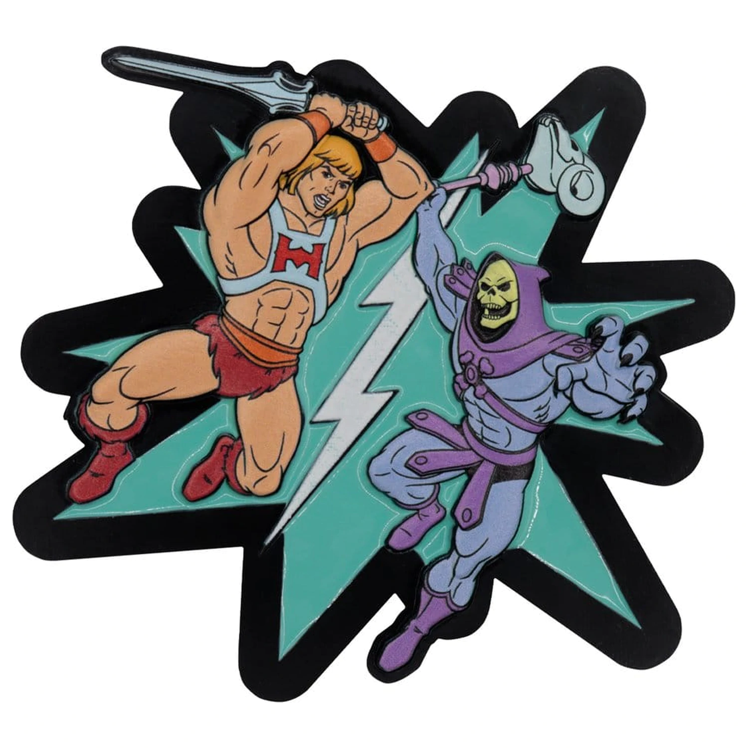 Masters of the Universe Medailón He-Man vs Skeletor Limitovaná edícia produktová fotografia