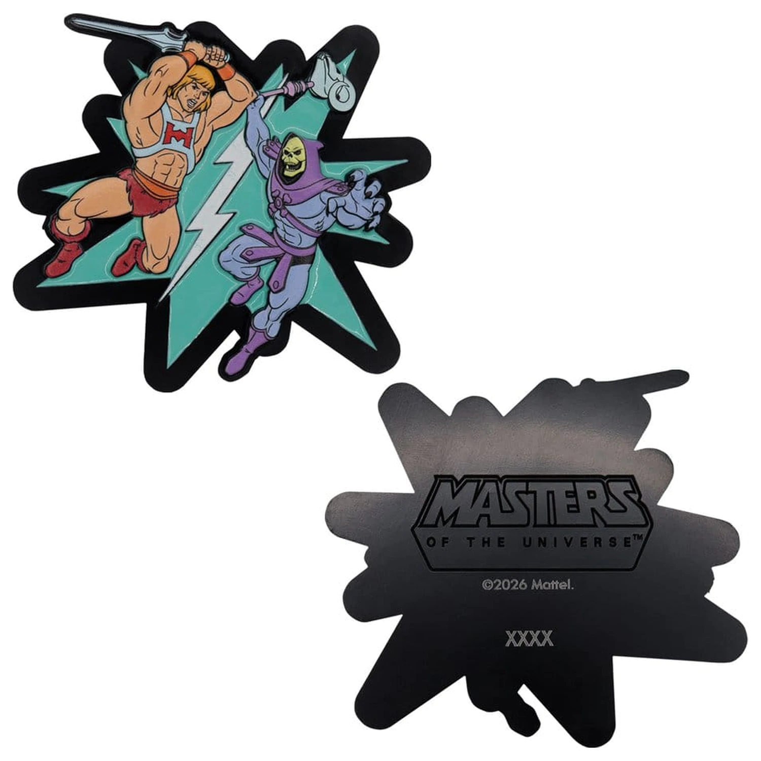 Masters of the Universe Medailón He-Man vs Skeletor Limitovaná edícia produktová fotografia