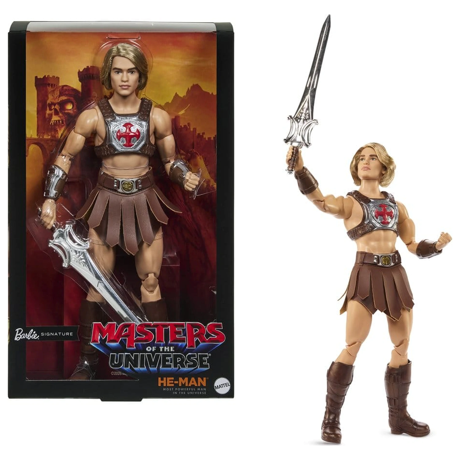 Masters of the Universe Movie 2026 Barbie Signature bábika He-Man 30 cm produktová fotografia