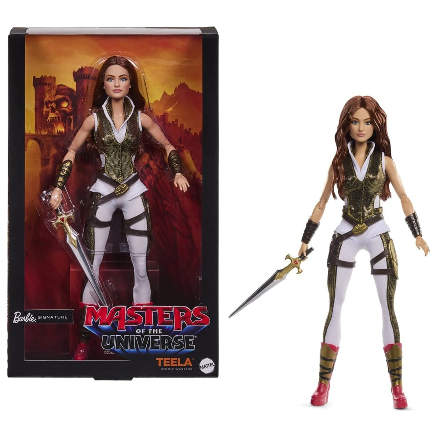 Masters of the Universe Movie 2026 Barbie Signature bábika Teela 30 cm produktová fotografia