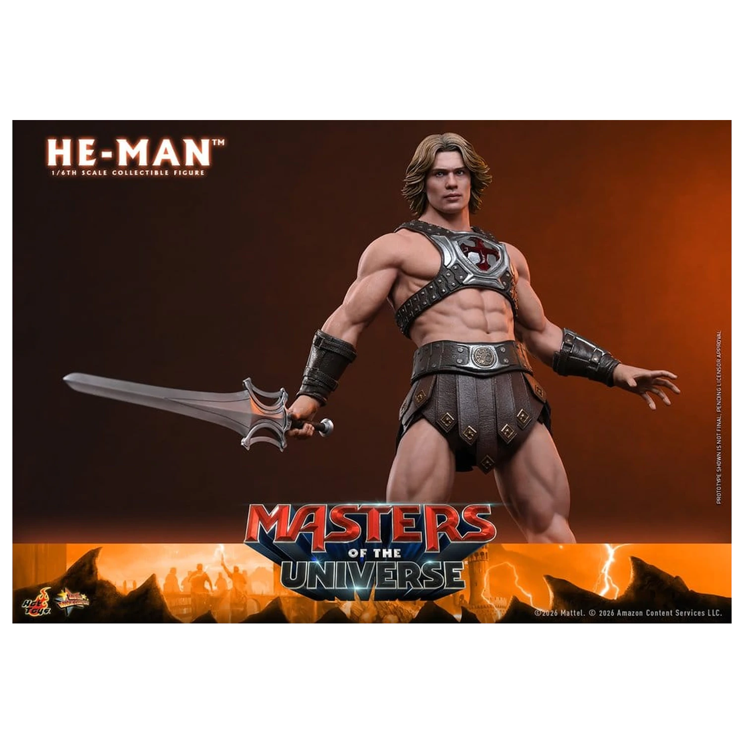 Masters of the Universe Movie Masterpiece akčná figúrka 1/6 He-Man 31 cm produktová fotografia