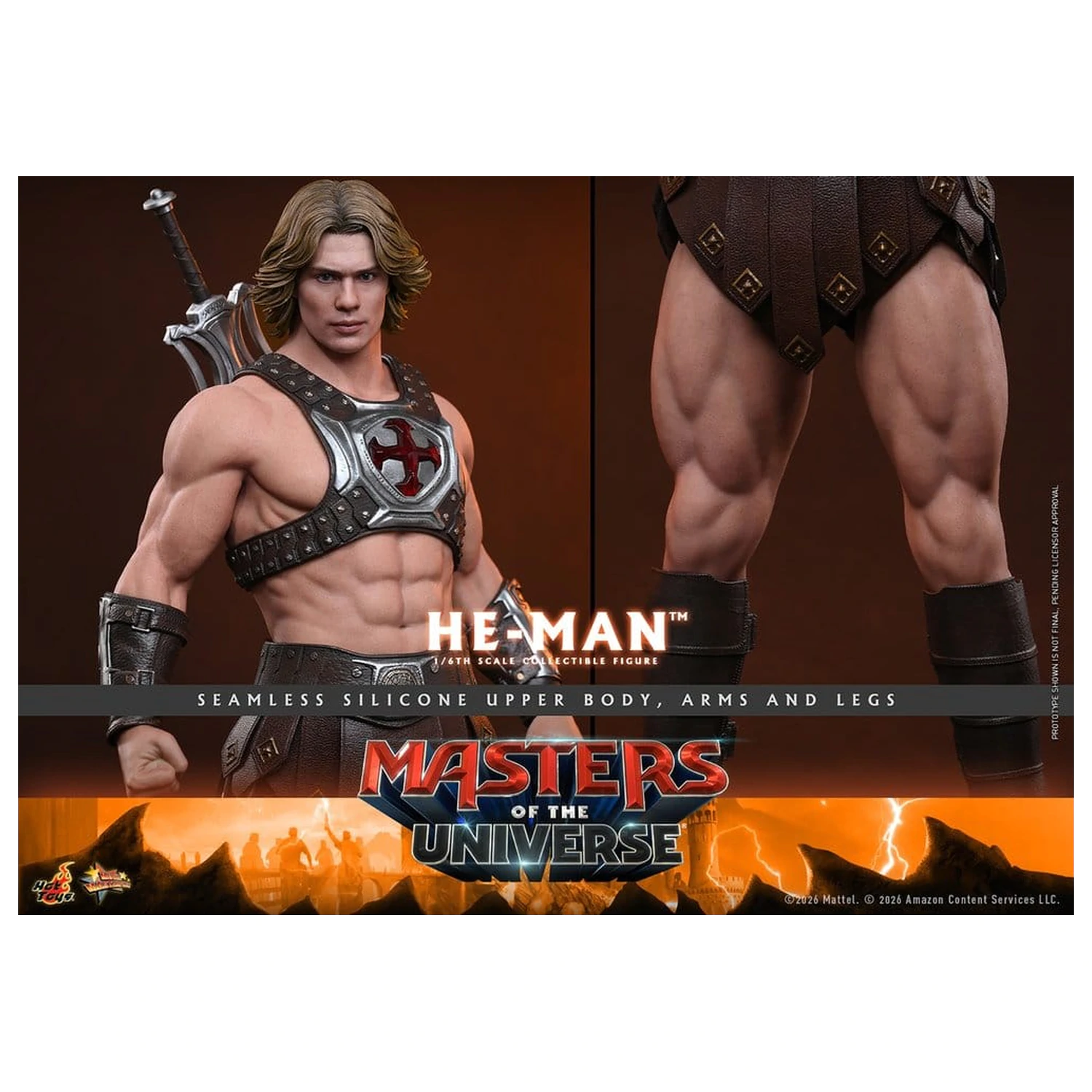 Masters of the Universe Movie Masterpiece akčná figúrka 1/6 He-Man 31 cm produktová fotografia