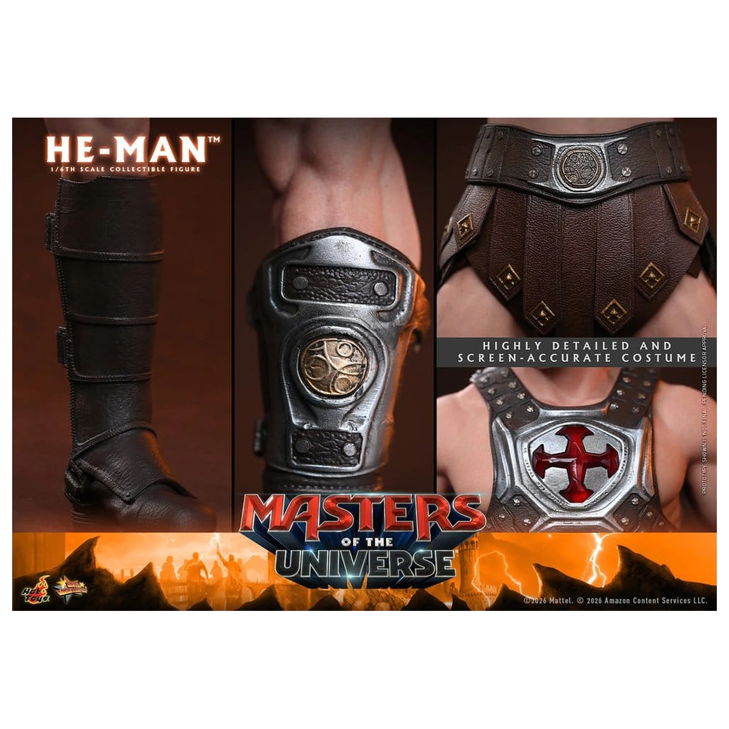 Masters of the Universe Movie Masterpiece akčná figúrka 1/6 He-Man 31 cm produktová fotografia