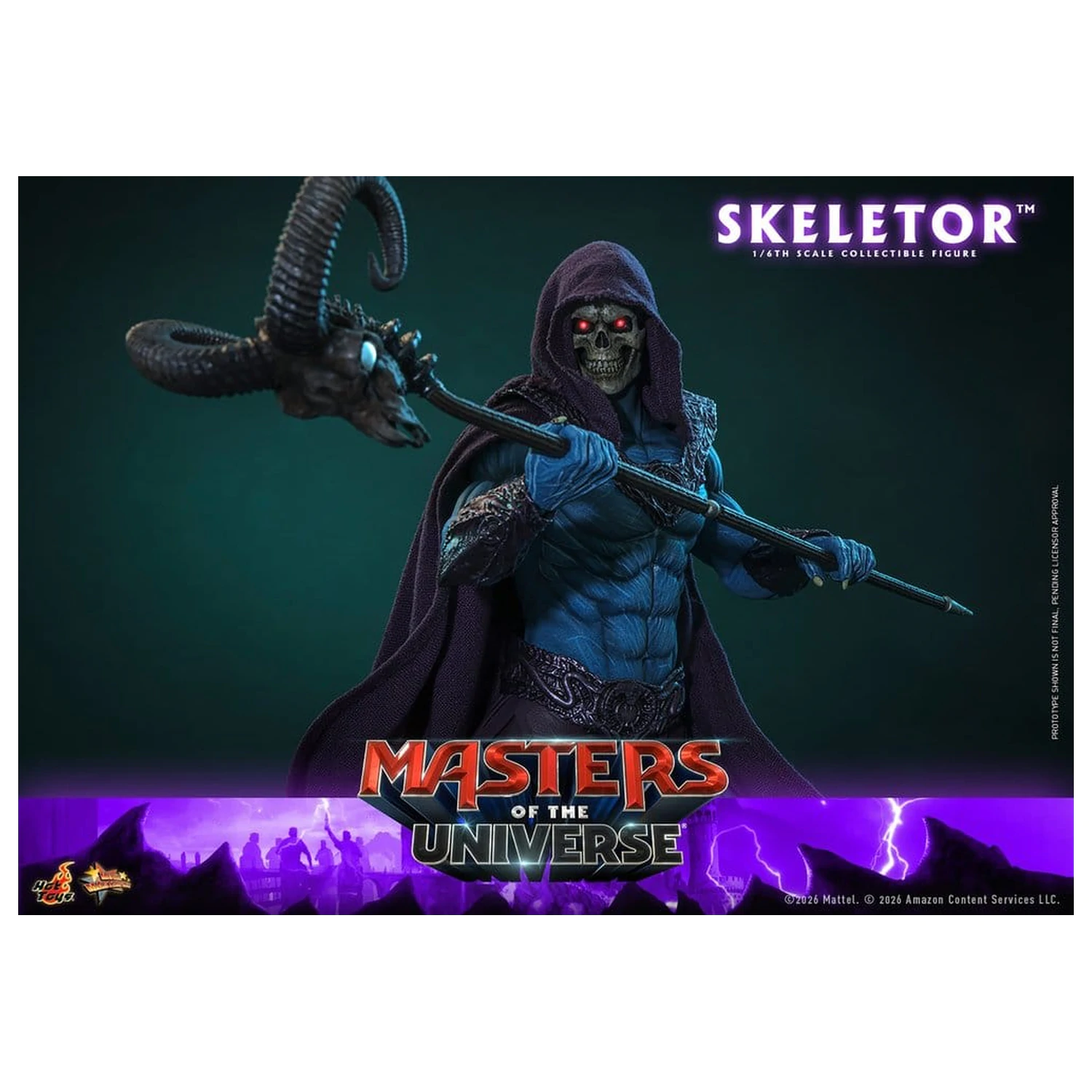 Masters of the Universe Movie Masterpiece akčná figúrka 1/6 Skeletor 31 cm produktová fotografia