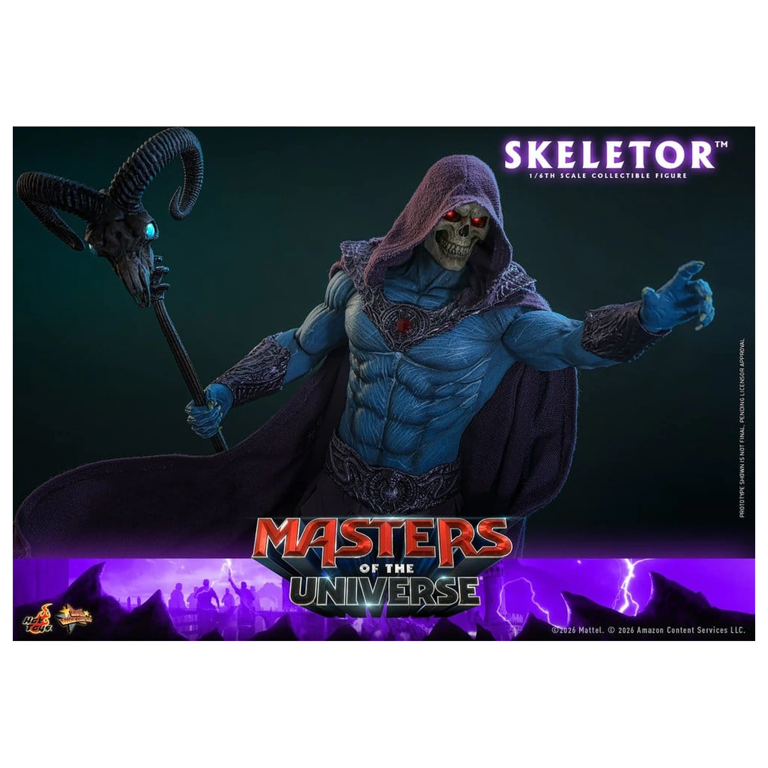 Masters of the Universe Movie Masterpiece akčná figúrka 1/6 Skeletor 31 cm produktová fotografia