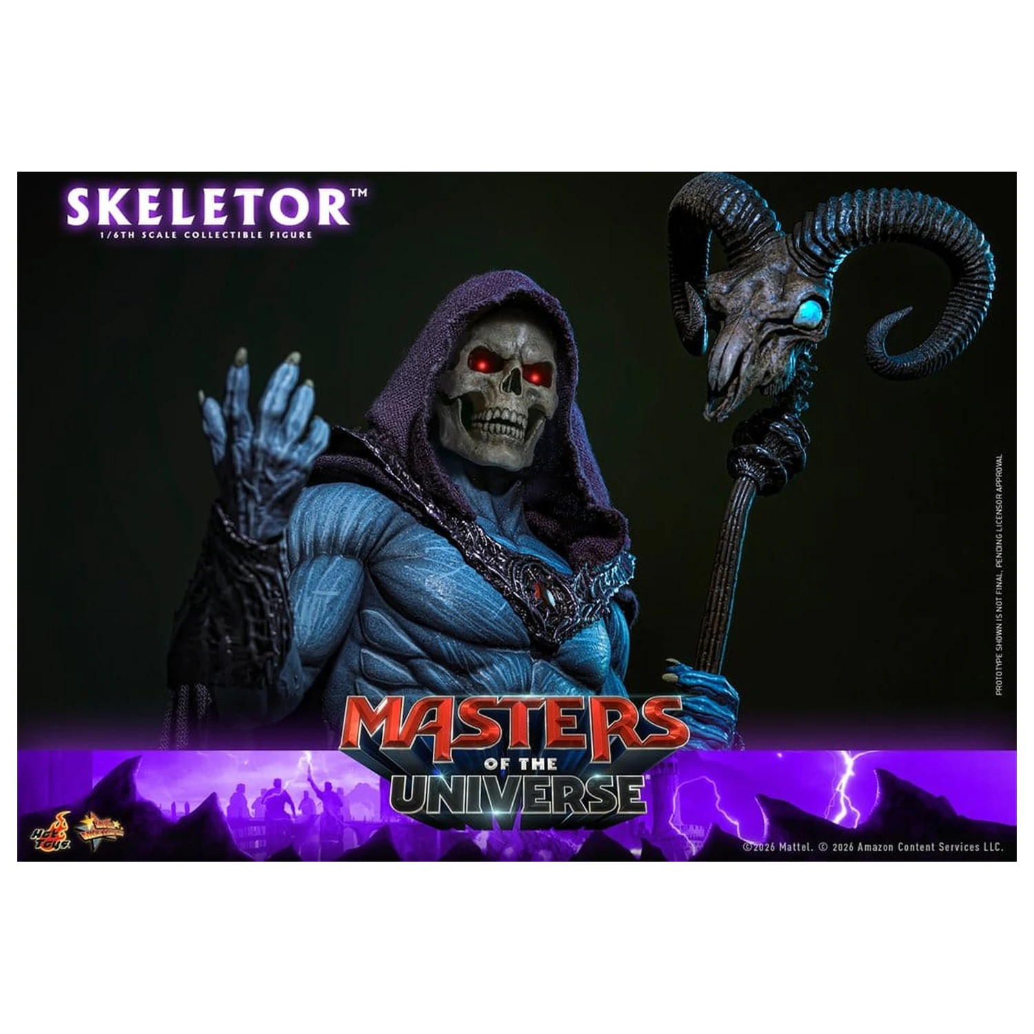 Masters of the Universe Movie Masterpiece akčná figúrka 1/6 Skeletor 31 cm produktová fotografia
