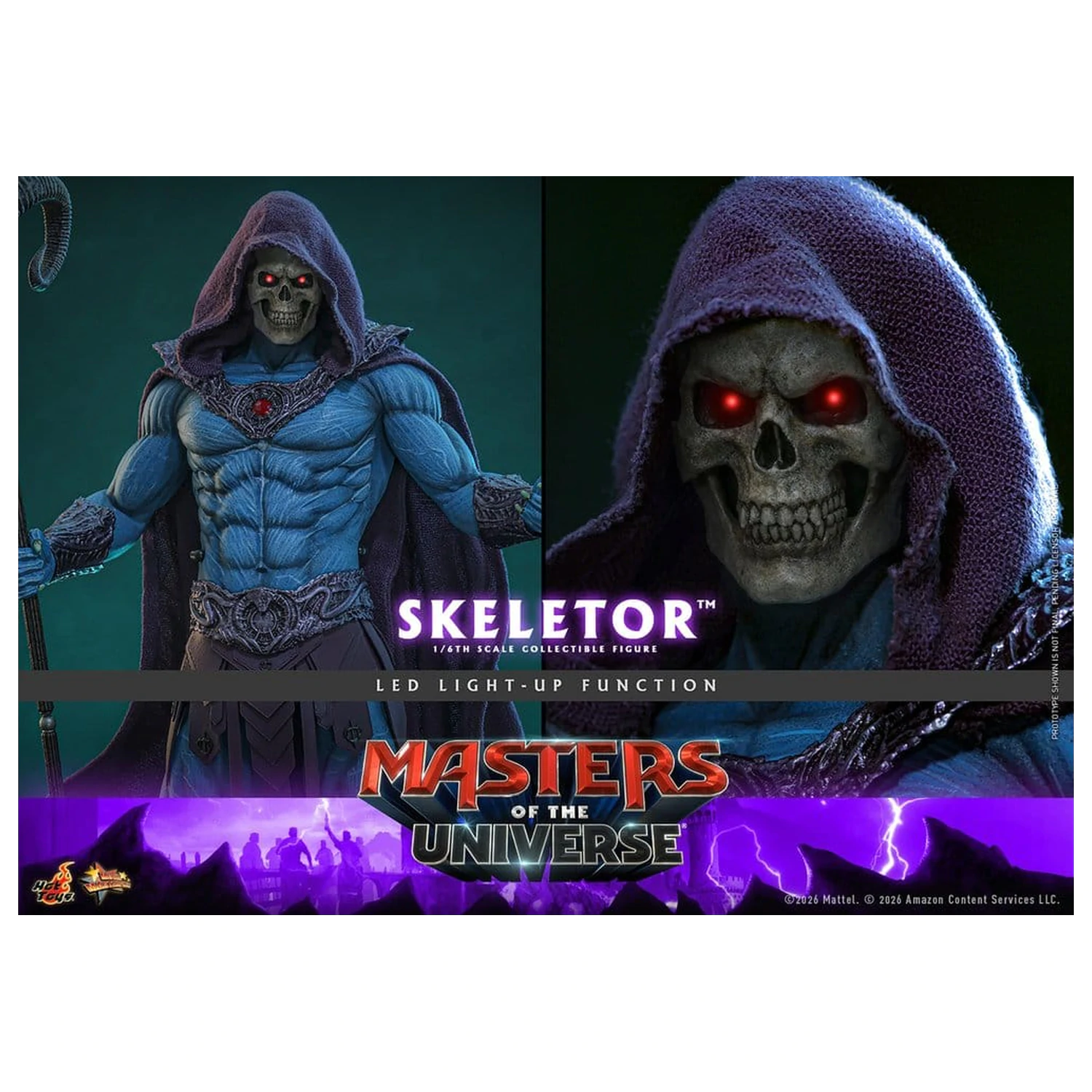 Masters of the Universe Movie Masterpiece akčná figúrka 1/6 Skeletor 31 cm produktová fotografia