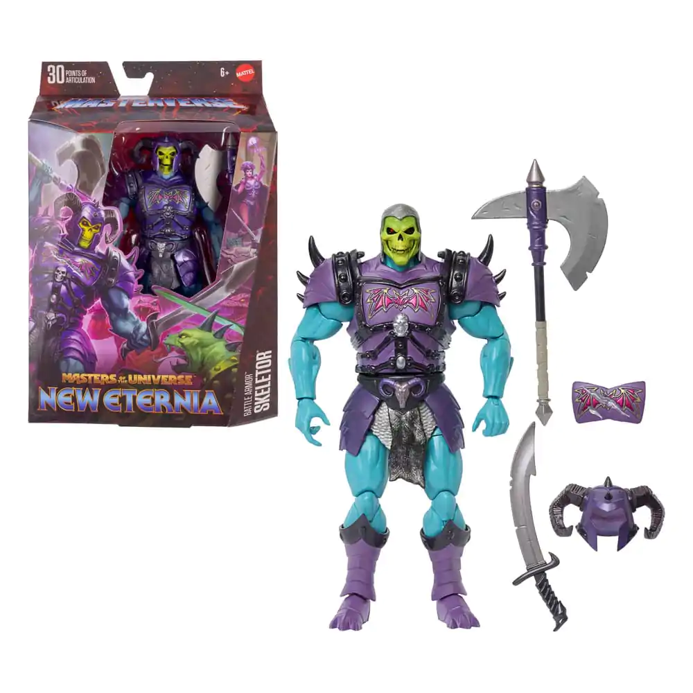 Masters of the Universe: New Eternia Masterverse Akčná Figúrka Bojové Brnenie Skeletor 18 cm produktová fotografia