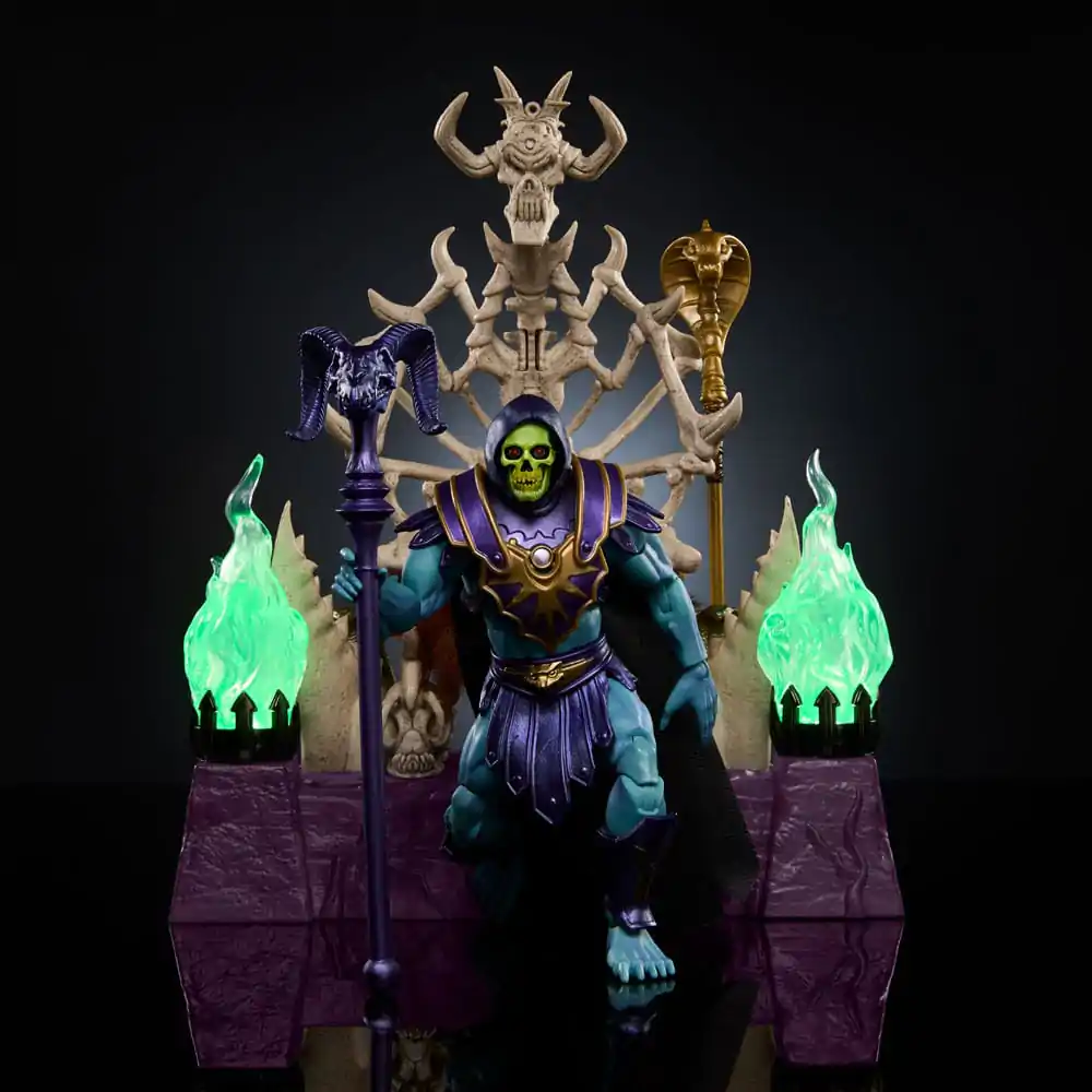 Masters of the Universe: New Eternia Masterverse akčná figúrka Skeletor & Throne 18 cm termékfotó