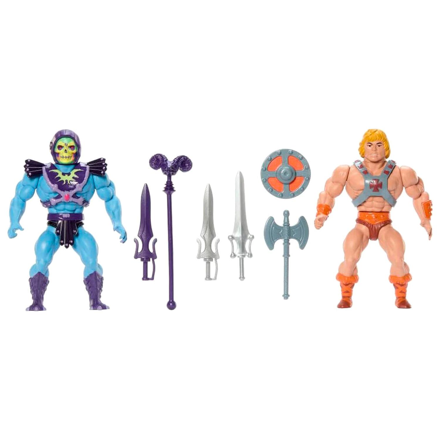 Masters of the Universe Origins 80 Anniversary Mattel He-Man a Skeletor sada 2 figúrok 14 cm produktová fotografia