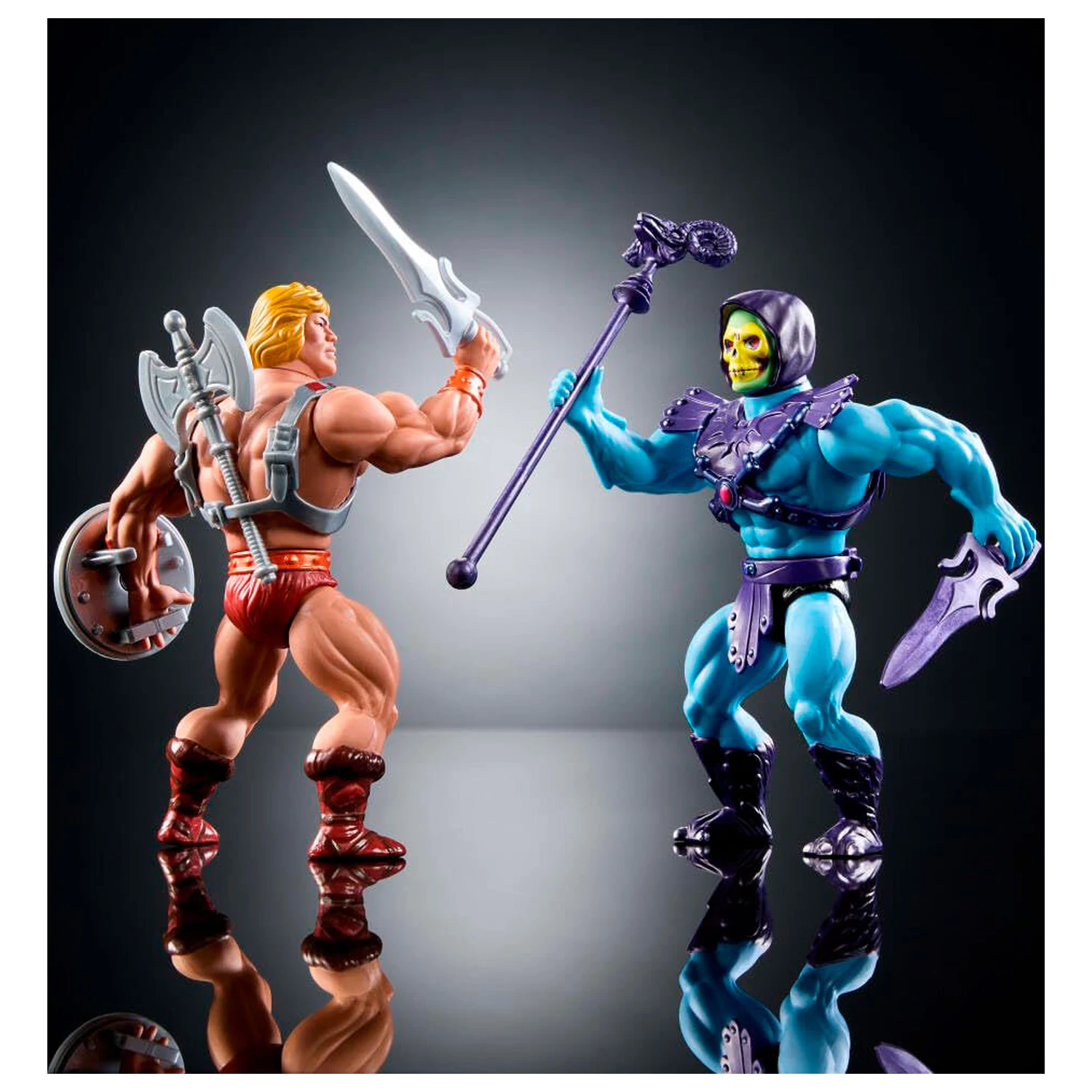 Masters of the Universe Origins 80 Anniversary Mattel He-Man a Skeletor sada 2 figúrok 14 cm produktová fotografia