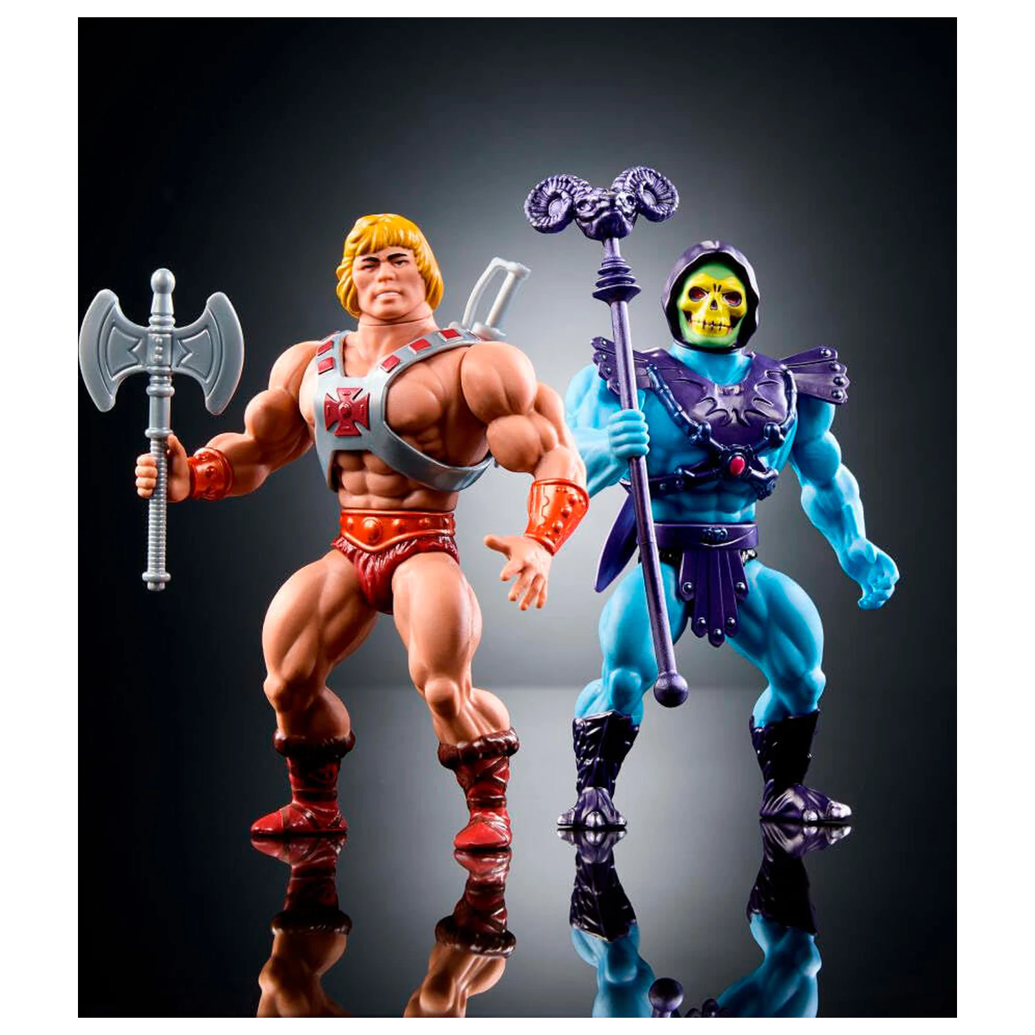 Masters of the Universe Origins 80 Anniversary Mattel He-Man a Skeletor sada 2 figúrok 14 cm produktová fotografia