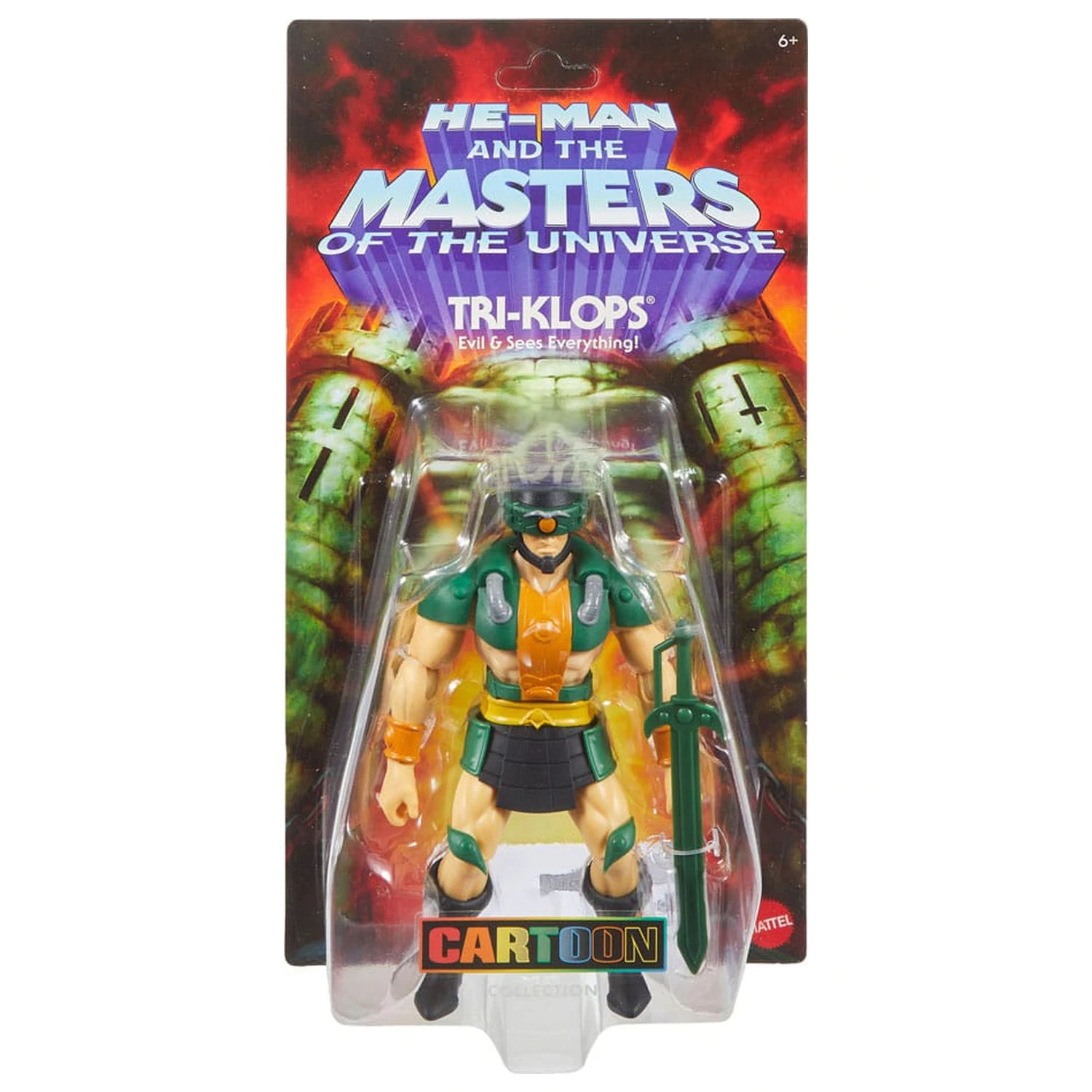 Masters of the Universe Origins akčná figúrka Cartoon Collection: Tri-Klops 14 cm produktová fotografia