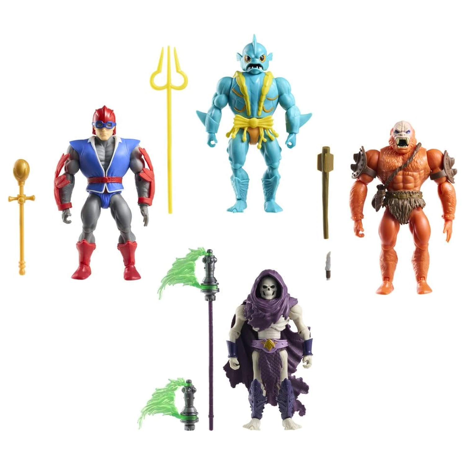 Masters of the Universe Origins Action Figure 4-Pack Battle for Subternia 14 cm produktová fotografia