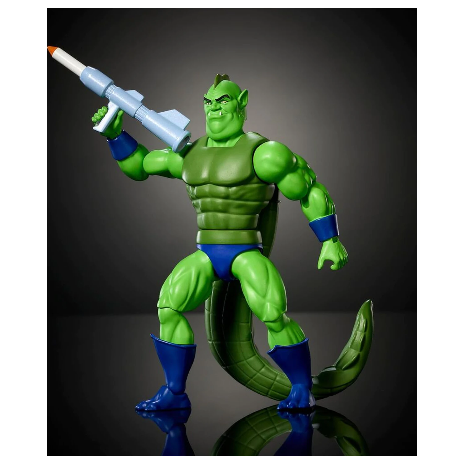 Masters of the Universe Origins Cartoon Collection Whiplash figúrka produktová fotografia