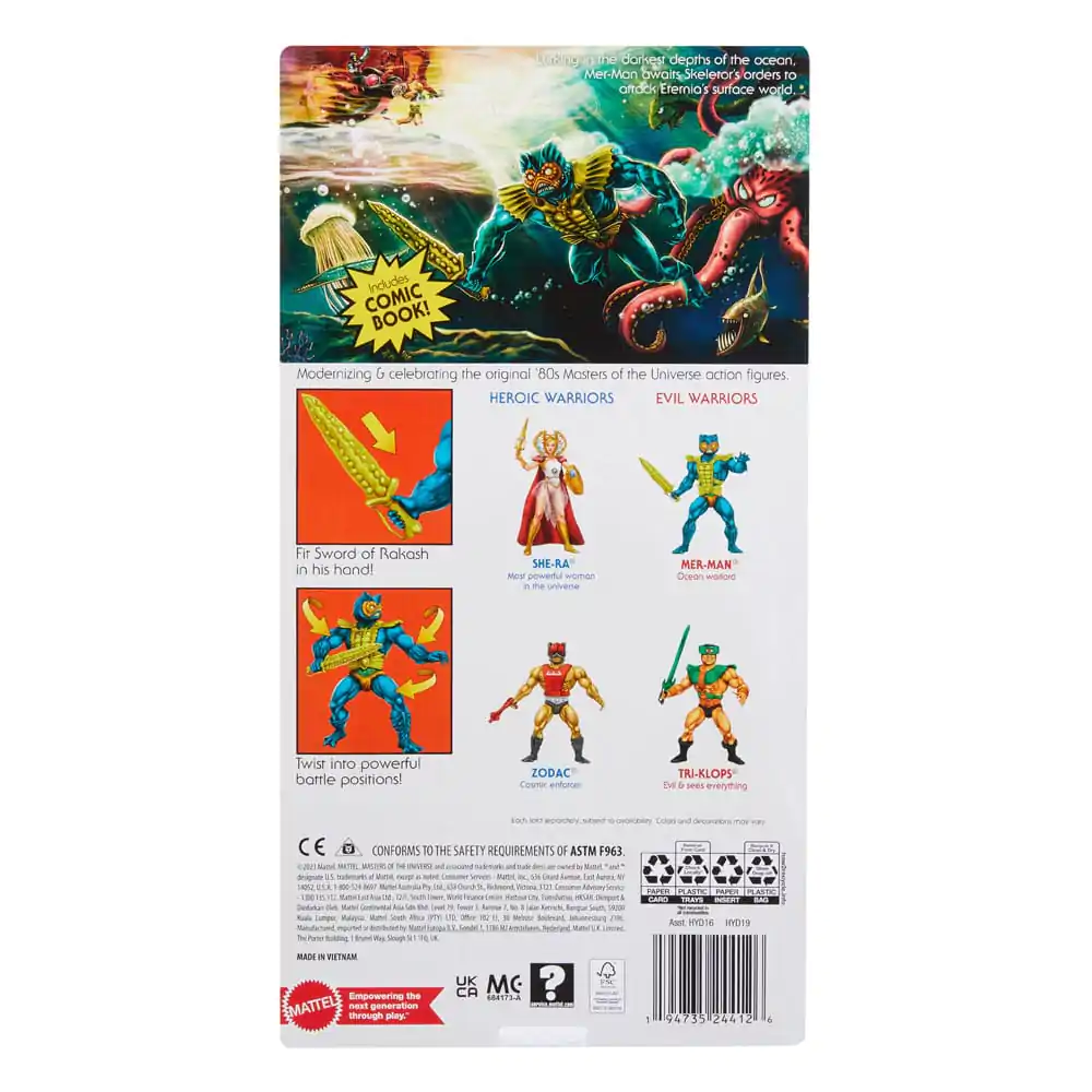 Masters of the Universe Origins Akčná figúrka Mer-Man 14 cm produktová fotografia