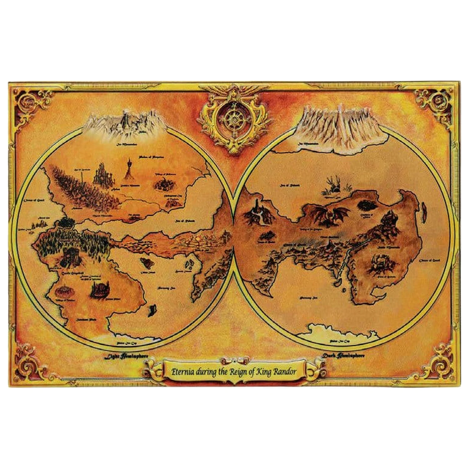 Masters of the Universe Replika Kovová mapa Eternie Limitovaná edícia 10 x 15 cm produktová fotografia