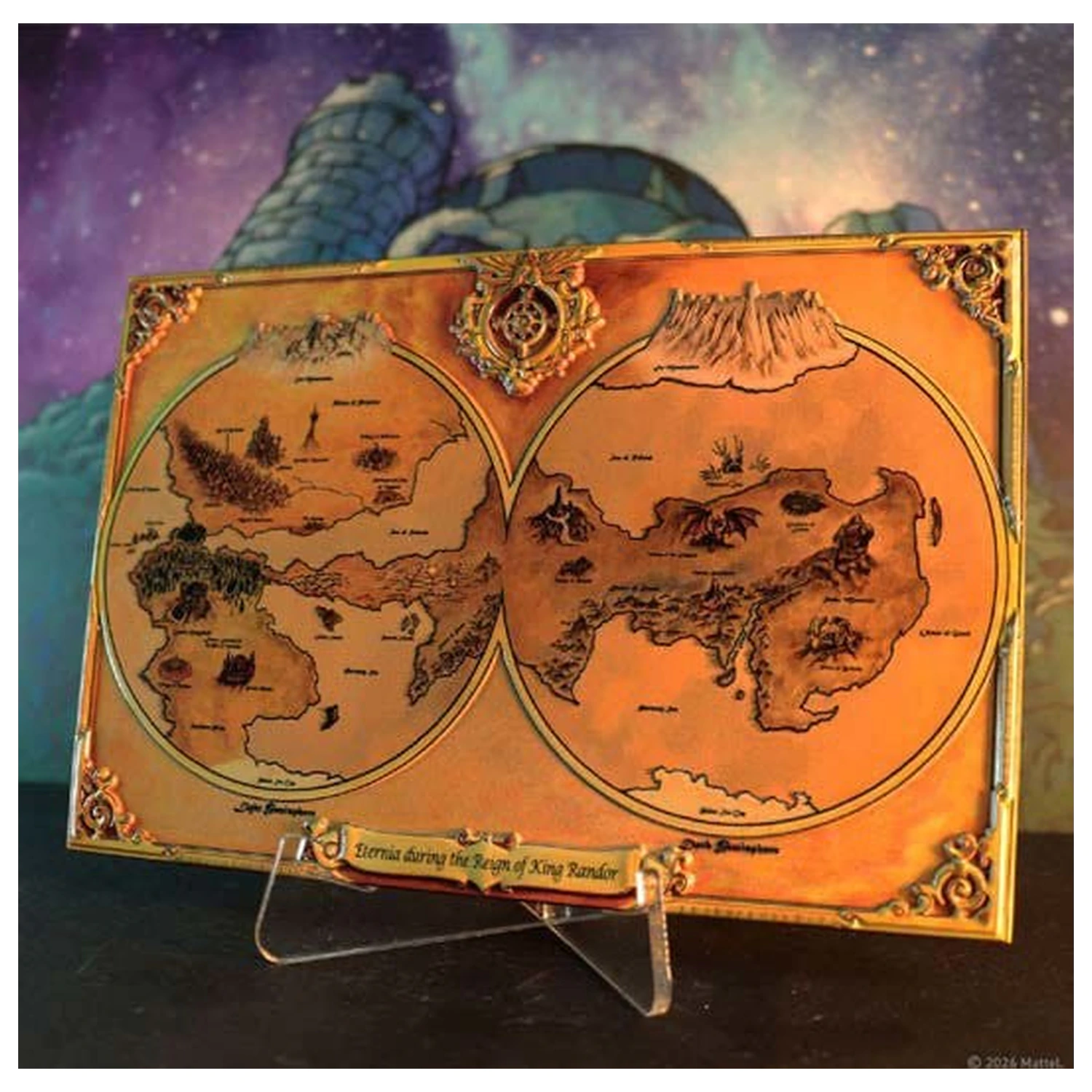 Masters of the Universe Replika Kovová mapa Eternie Limitovaná edícia 10 x 15 cm produktová fotografia