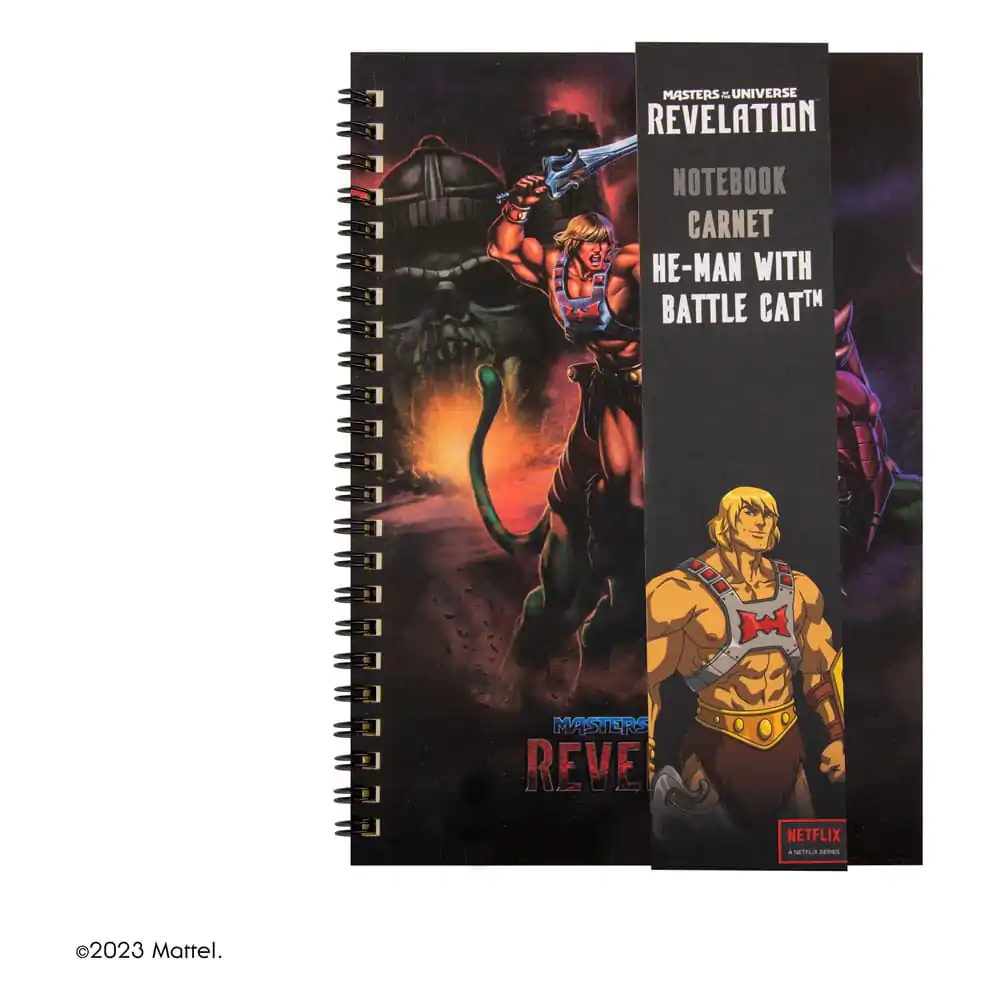 Masters of the Universe - Revelation: He-Man with Battle Cat Zápisník produktová fotografia