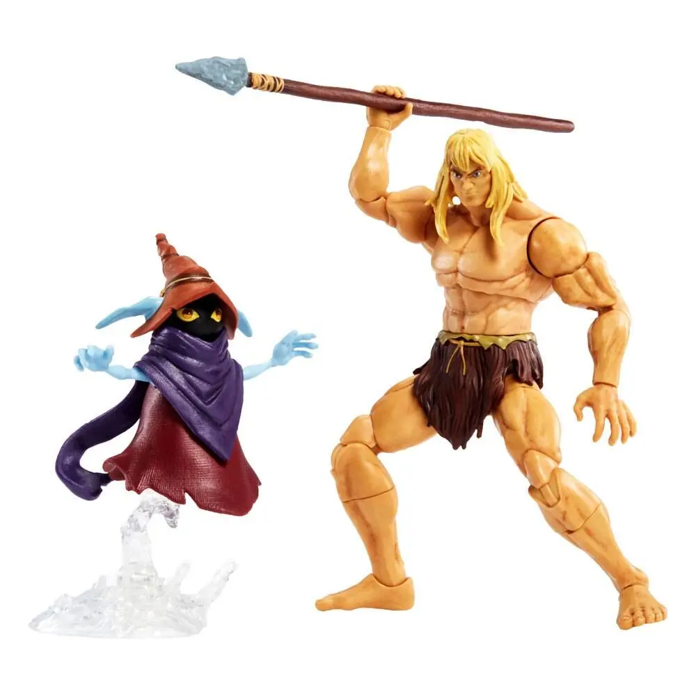 Masters of the Universe: Revelation Masterverse akčné figúrky 2022 Deluxe Savage He-Man & Orko 18 cm produktová fotografia