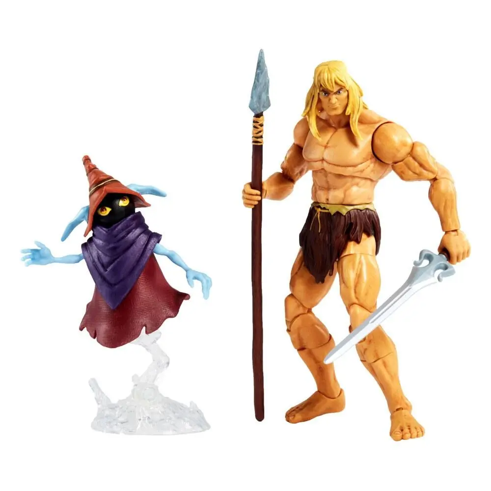 Masters of the Universe: Revelation Masterverse akčné figúrky 2022 Deluxe Savage He-Man & Orko 18 cm produktová fotografia