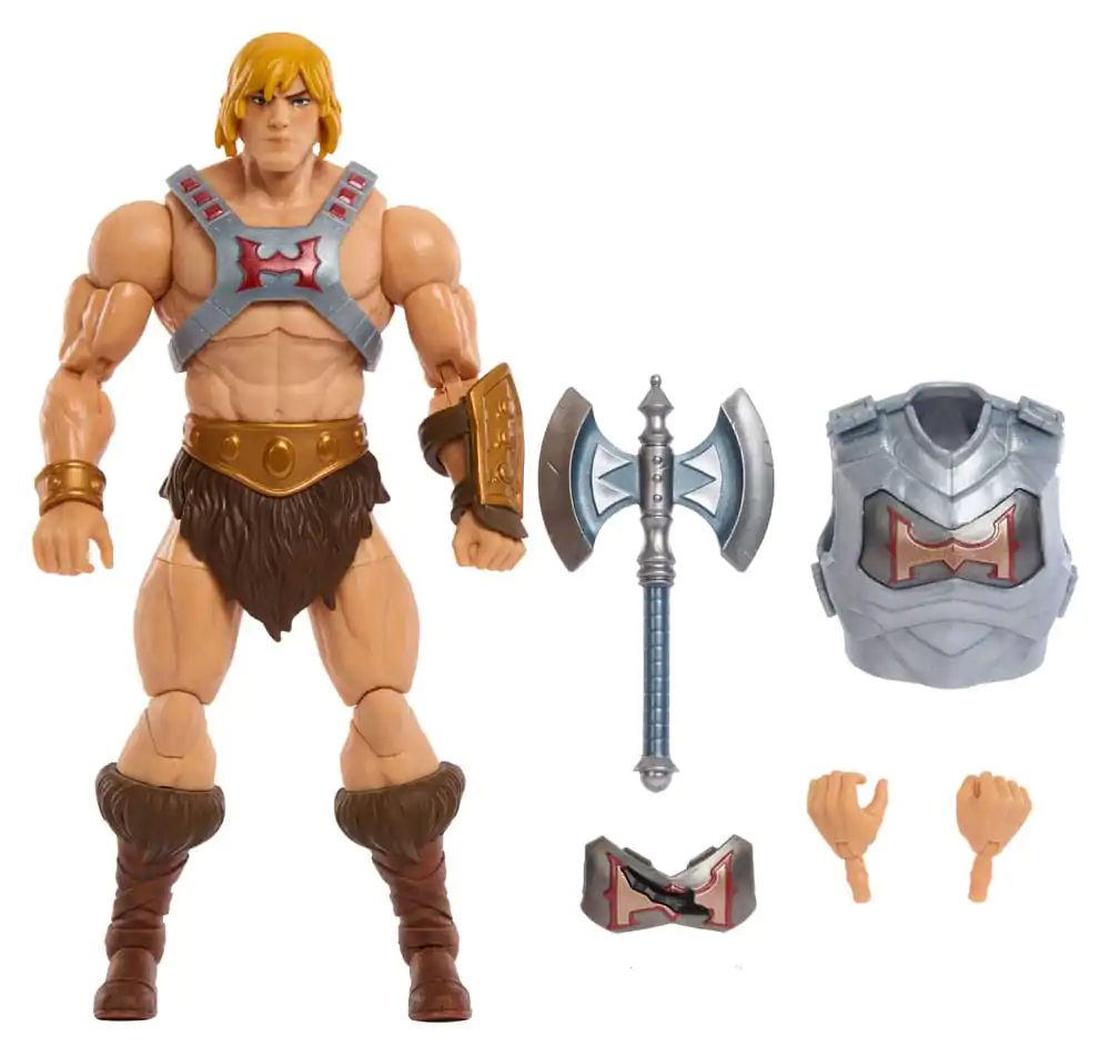 Masters of the Universe: Revolution Masterverse akčná figurka bojová výzbroj He-Man 18 cm termékfotó