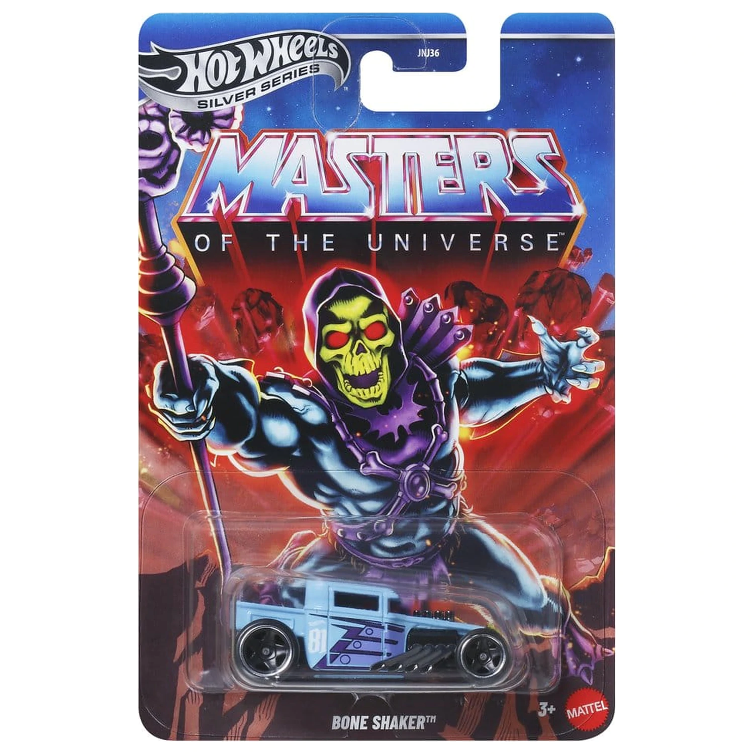 Masters of the Universe Silver Series odliaty model vozidla 1/64 Bone Shaker produktová fotografia
