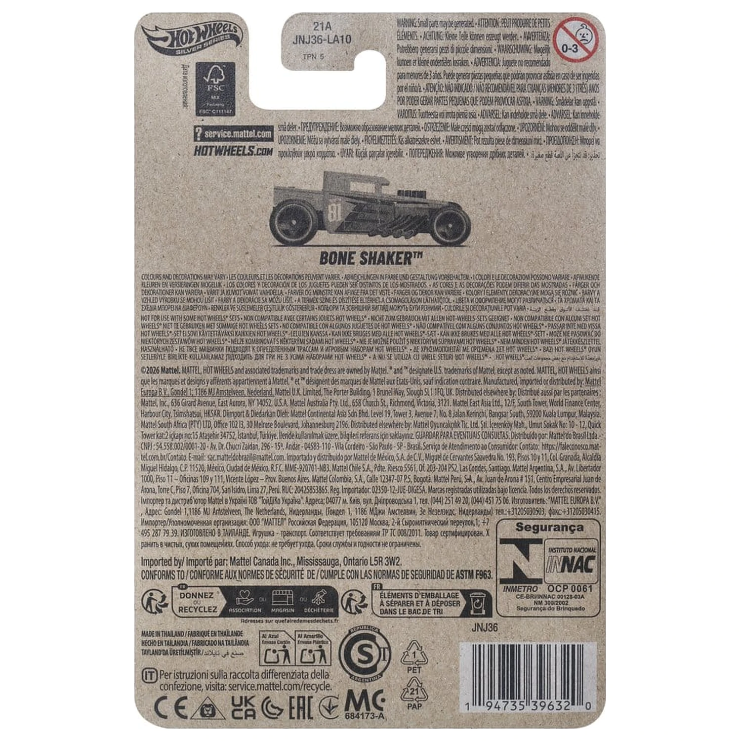 Masters of the Universe Silver Series odliaty model vozidla 1/64 Bone Shaker produktová fotografia