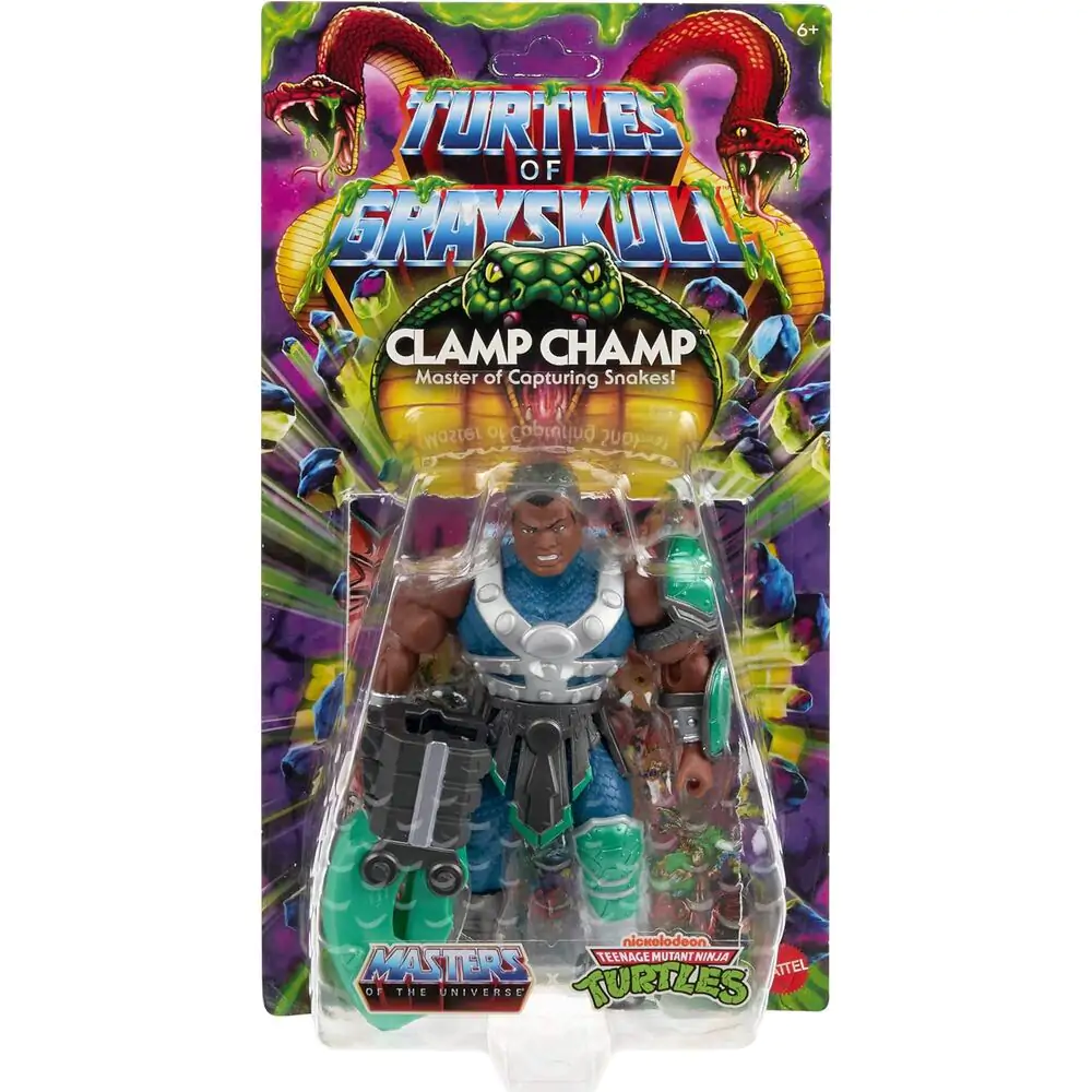 Masters of the Universe Turtles of Grayskull Clamp Champ figúrka 14 cm produktová fotografia