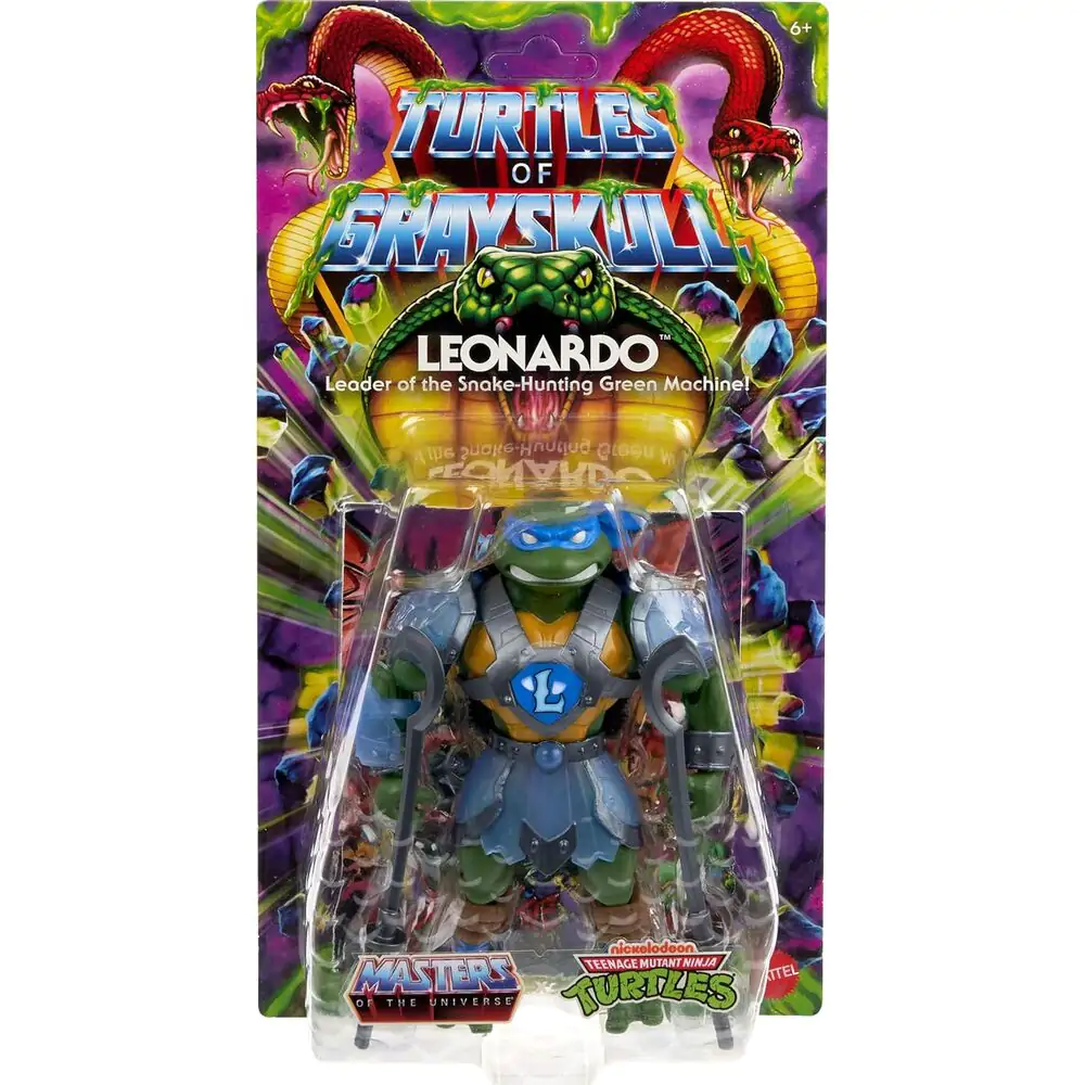 Masters of the Universe Turtles of Grayskull Leonardo figúrka 14cm produktová fotografia