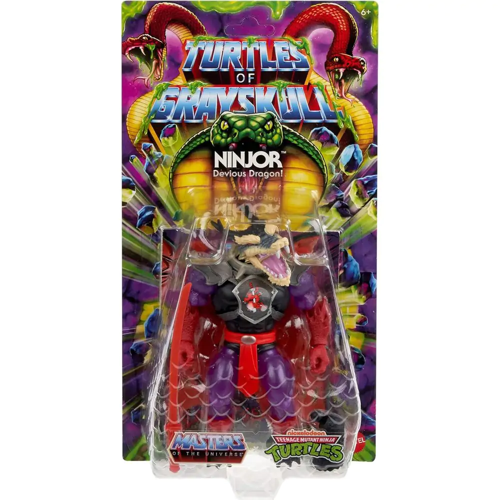 Masters of the Universe Turtles of Grayskull Mutated Ninjor figúrka 14 cm produktová fotografia