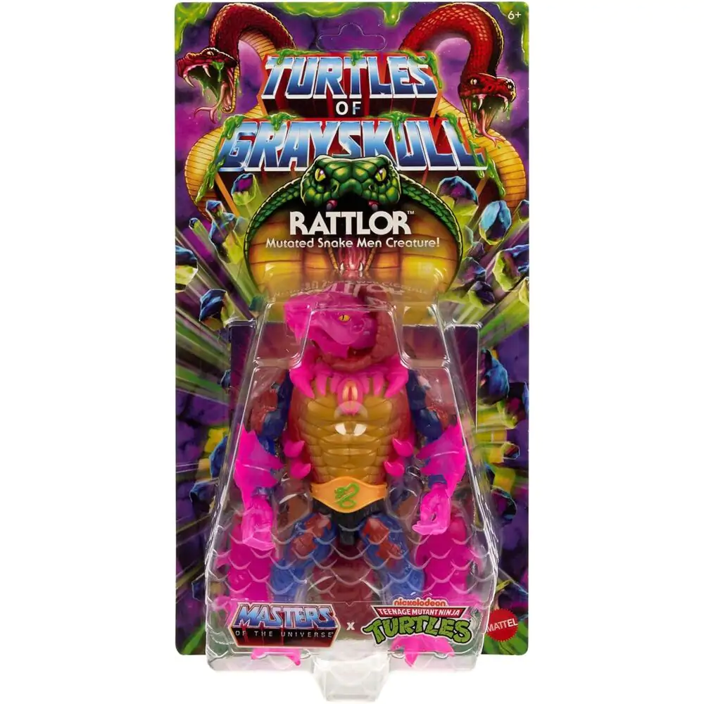Masters of the Universe Turtles of Grayskull Rattlor figúrka 14 cm produktová fotografia