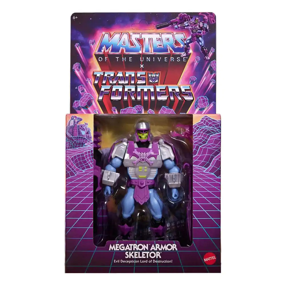 Masters of the Universe x Transformers Akčná figúrka Megatron Armor Skeletor heo European Exclusive 14 cm produktová fotografia