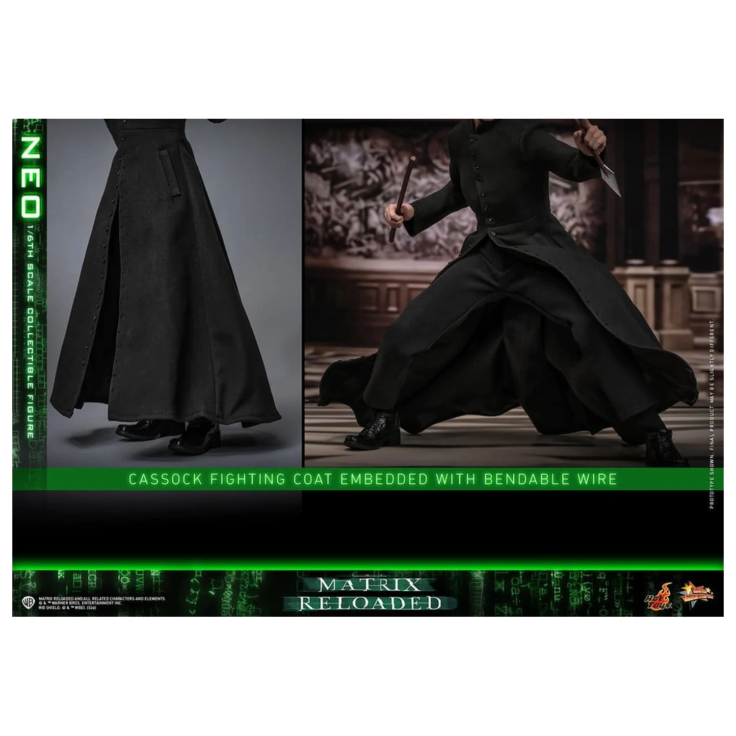 Matrix Movie Masterpiece Akčná figúrka 1/6 Neo 31 cm produktová fotografia