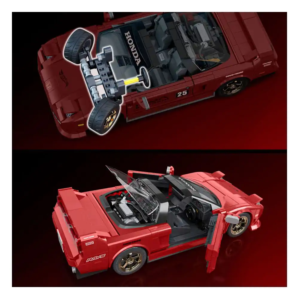 Mattel Brick Shop Hot Wheels Elite Series Stavebnica 1/16 '90 Acura NSX produktová fotografia