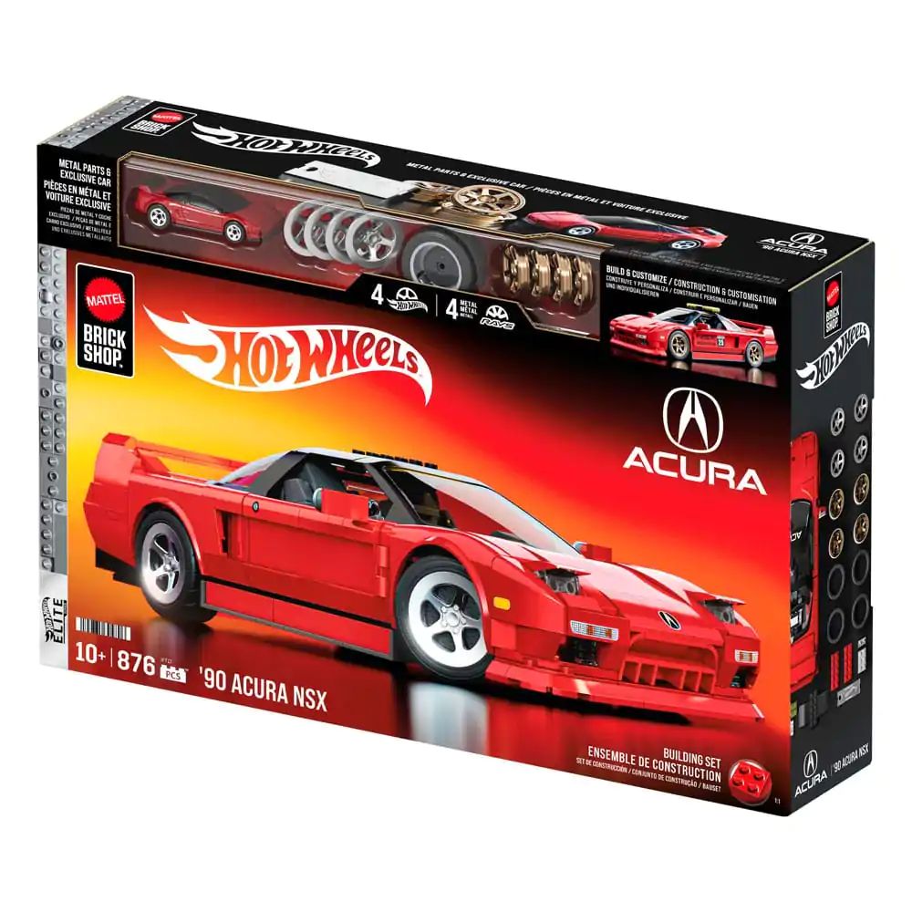 Mattel Brick Shop Hot Wheels Elite Series Stavebnica 1/16 '90 Acura NSX produktová fotografia