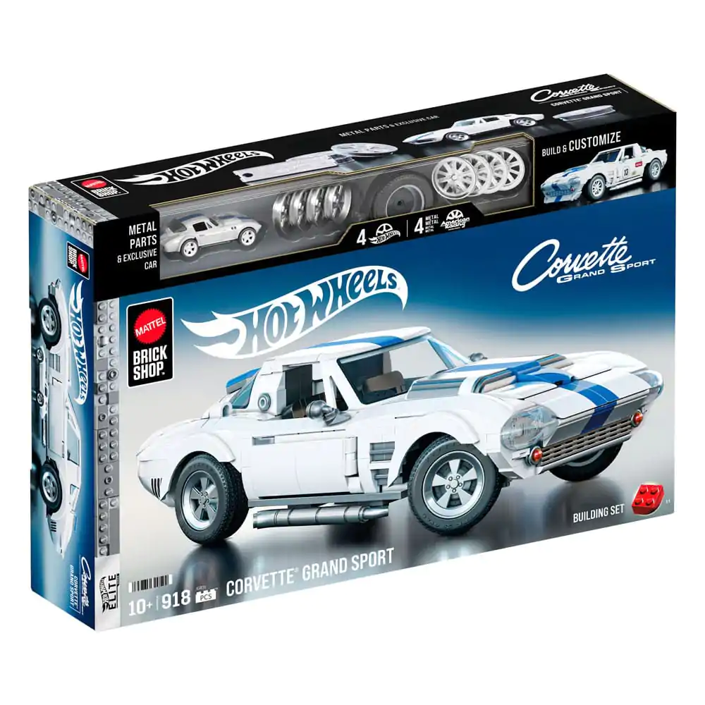 Mattel Brick Shop Hot Wheels Elite Series Stavebnica 1/16 Corvette Grand Sport produktová fotografia