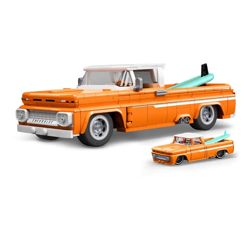 Mattel Brick Shop Hot Wheels Elite Series Stavebnica 1/16 Custom &#039;62 Chevy Pickup produktová fotografia