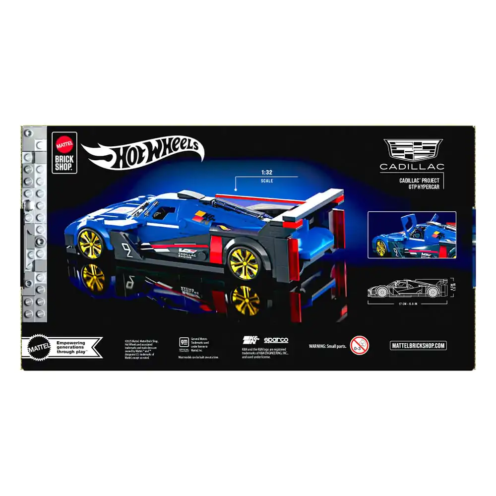 Mattel Brick Shop Hot Wheels Speed Series stavebnica 1/32 Cadillac Project GTP Hypercar produktová fotografia