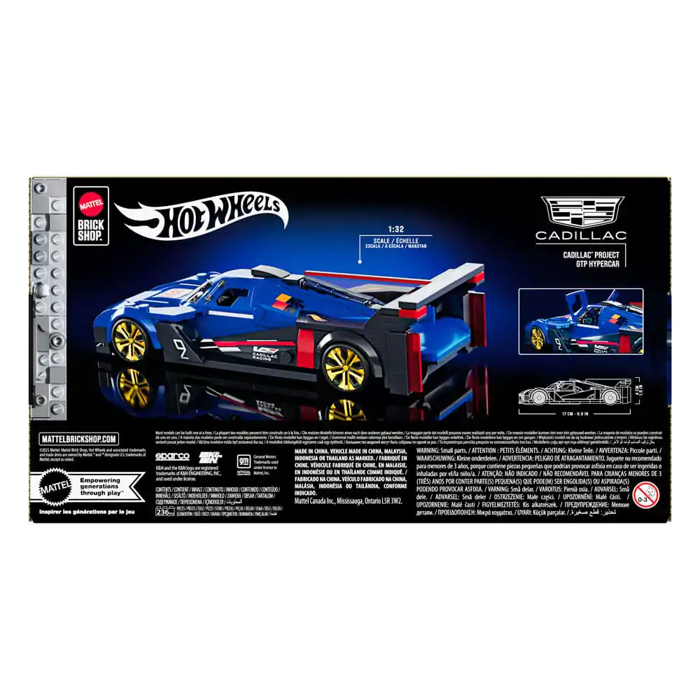 Mattel Brick Shop Hot Wheels Speed Series stavebnica 1/32 Cadillac Project GTP Hypercar produktová fotografia