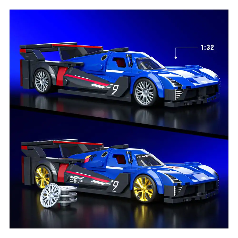 Mattel Brick Shop Hot Wheels Speed Series stavebnica 1/32 Cadillac Project GTP Hypercar produktová fotografia