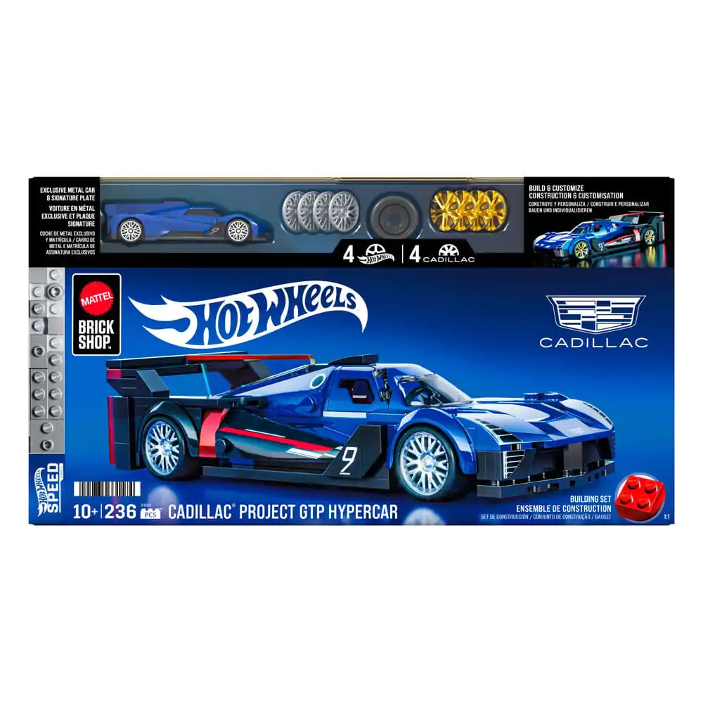 Mattel Brick Shop Hot Wheels Speed Series stavebnica 1/32 Cadillac Project GTP Hypercar produktová fotografia