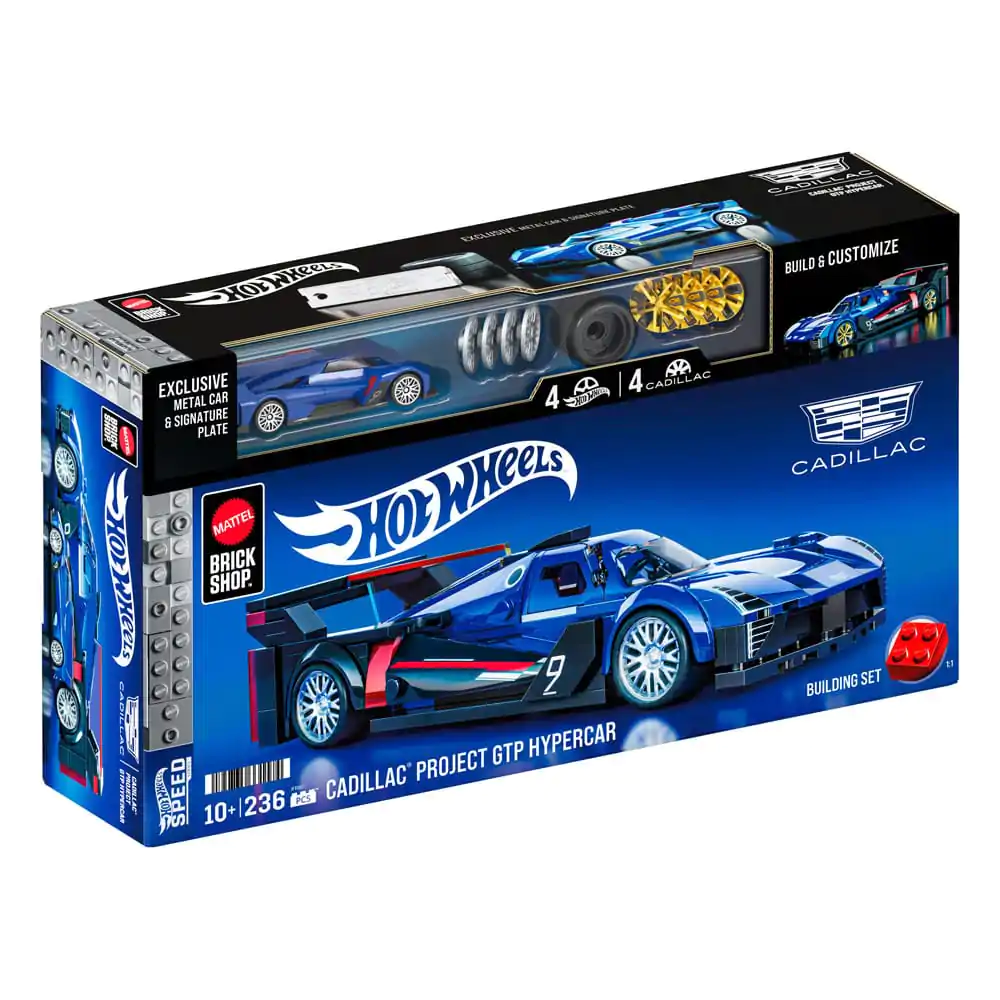 Mattel Brick Shop Hot Wheels Speed Series stavebnica 1/32 Cadillac Project GTP Hypercar produktová fotografia